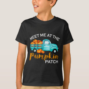 Camiseta Encontre-me no Pomar de Abóboras Ckup Outono Dia d