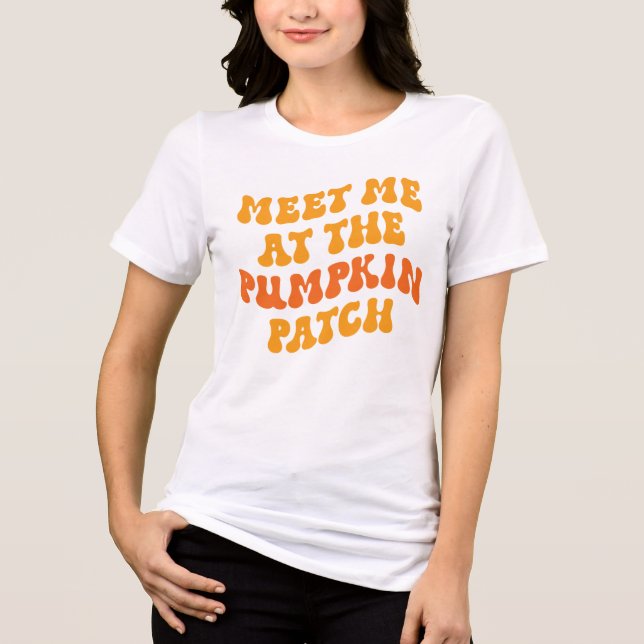 Camiseta Encontre-Me No Pumpkin Patch (Frente)