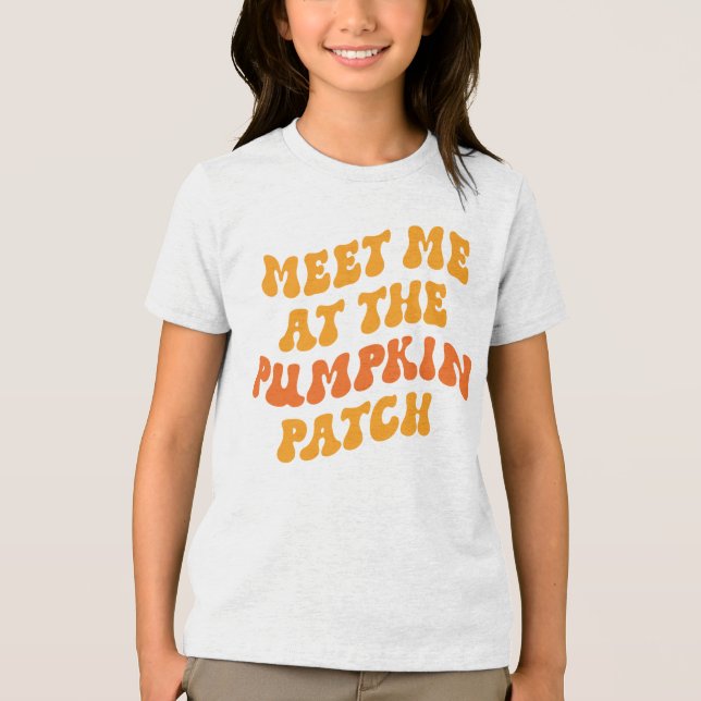 Camiseta Encontre-Me No Pumpkin Patch (Frente)