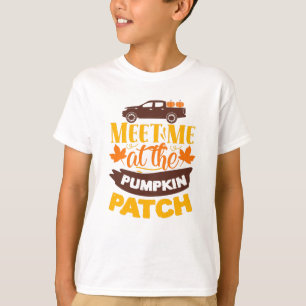 Camiseta Encontre-Me No Slogan De Outono Da Fazenda De Abó