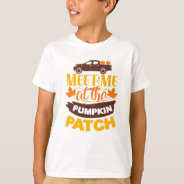Camiseta Encontre-Me No Slogan De Outono Da Fazenda De Abób
