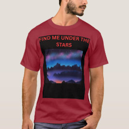 CAMISETA ENCONTRE-ME SOB AS ESTRELAS
