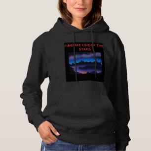 Camiseta Encontre-me sob as Estrelas Casaco Feminino