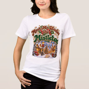 Camiseta Encontre-me sob o Visco Cabana de Inverno Aconcheg