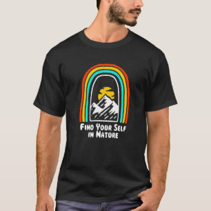 Camiseta Encontre o seu próprio acampamento natural