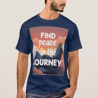 Camiseta “Encontre Paz na Jornada” – Vibe Jambhala Unisex