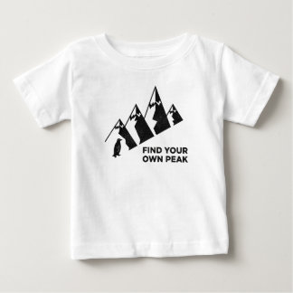 Camiseta Encontre Seu Próprio Pico – Design de Pinguim Insp