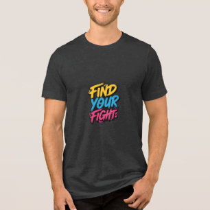 Camiseta Encontre Seu Tee Da Combinação Tripla