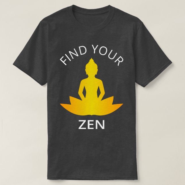 Camiseta Encontre sua Meditação Zen III (Frente do Design)