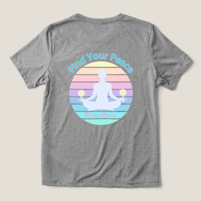 Camiseta Encontre sua Paz (Verso do Design )