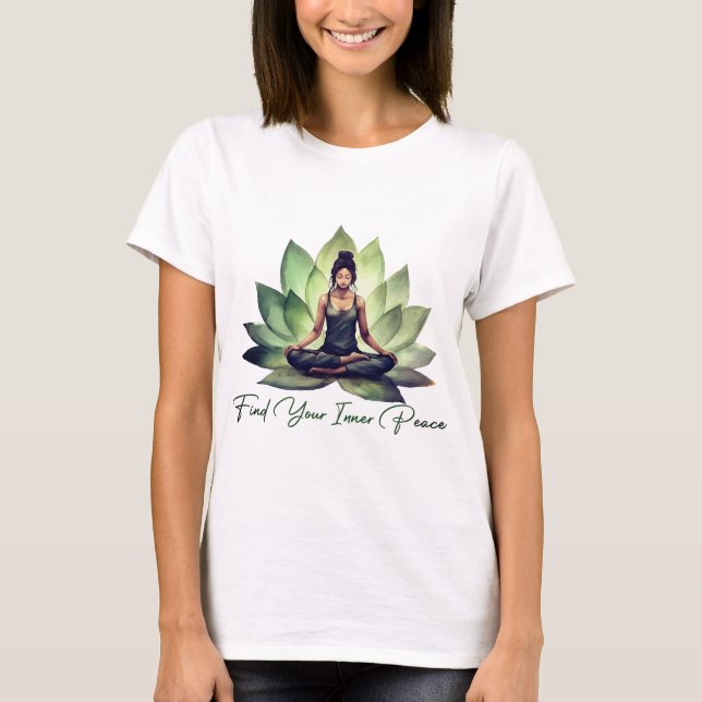 Camiseta Encontre sua paz interior (Frente)