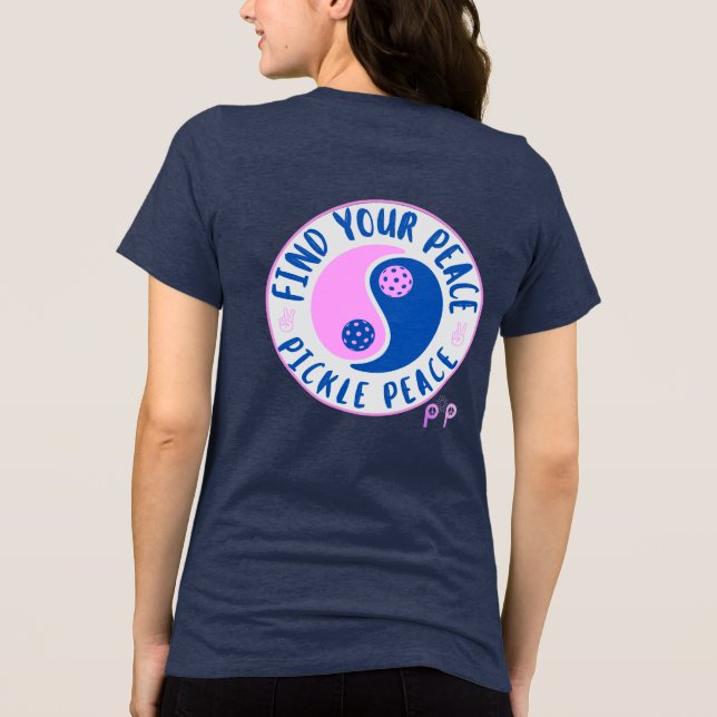Camiseta Encontre Sua Paz Ying Yang (Verso)