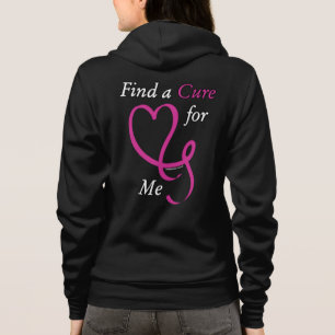 Camiseta Encontre um Cancer de Cura/Coração/Mim...