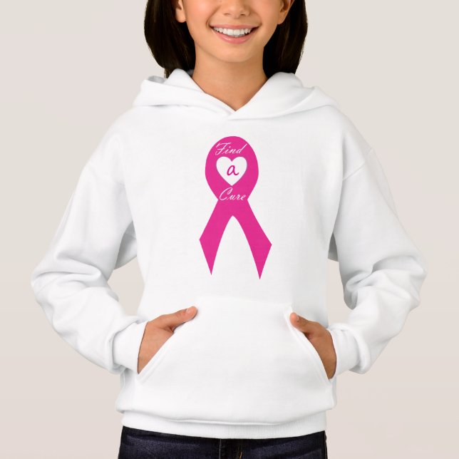 Camiseta Encontre um capuz de consciência, Cancer, Children (Frente)