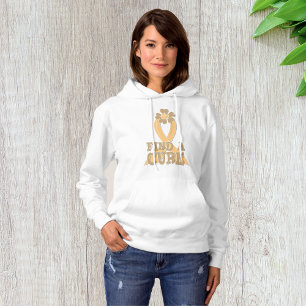 Camiseta Encontre Um Hoodie De Mulheres Curtas