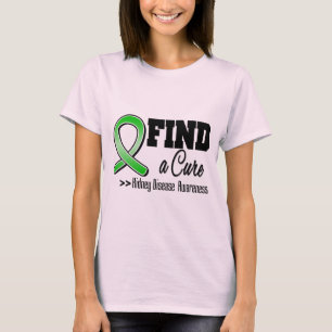 Camiseta Encontre uma consciência da doença renal da cura