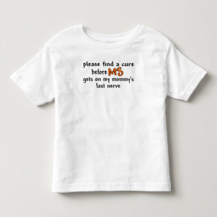 Camiseta Encontre uma cura antes que o MS obtenha no últim