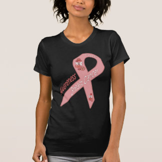 Camiseta Encontre uma cura - consciência do cancro da mama