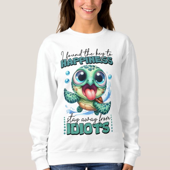 Camiseta Encontrei a chave para a felicidade (Frente)