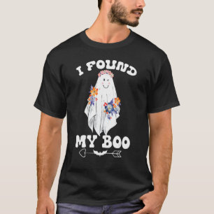 Camiseta Encontrei Meu Boo Ela Encontrou Seu Boo Casais Eng