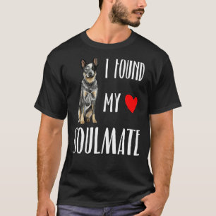 Camiseta Encontrei Meu Gêmeo Espiritual Cão Boi Australiano