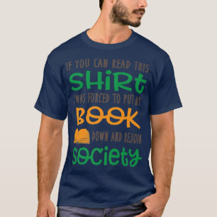 Camiseta Encontrem e juntem-se à Sociedade Engraçada Livro,