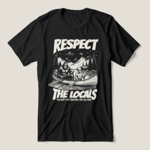 Camiseta Encontro com o Críptido Sasquatch Alien
