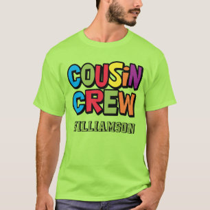 Camiseta Encontro da Turma de Primos Moderno Colorido e Ous