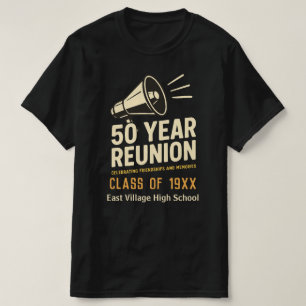 Camiseta Encontro de 50 Anos da Turma do Preto Vintage Ousa