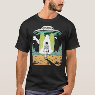 Camiseta Encontro De alienígena Em Um Planeta Estranho