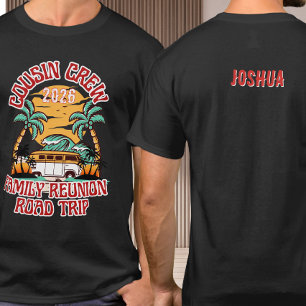 Camiseta Encontro de família da turma de primos personaliza