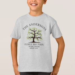 Camiseta Encontro de Família Personalizado Correspondente à