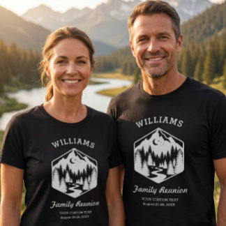 Camiseta Encontro de Família Personalizado na Montanha