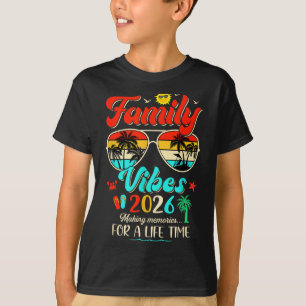 Camiseta Encontro familiar engraçado de 2026 criando memóri