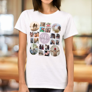 Camiseta Encontro Familiar Legal Colagem de 20 Fotos