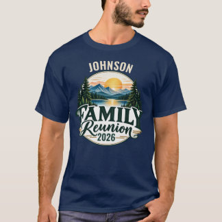 Camiseta Encontro Familiar Personalizado na Montanha