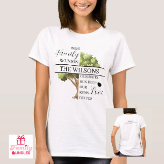 Camiseta Encontro Familiar Raiz e Amor Profundo Mulheres
