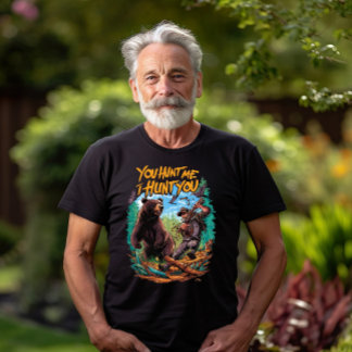 Camiseta Encontro no bosque caçando engraçado