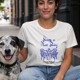 Camiseta Encontro Social de Café Tenha um Bom Dia