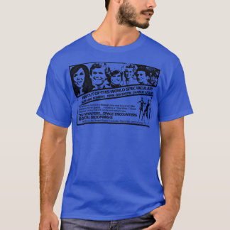 Camiseta encontros de espaço entre os pinteiros