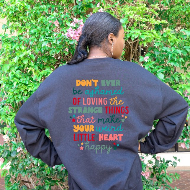 Camiseta Encorajamento Positivo Nunca Seja Envergonhado (Criador carregado)