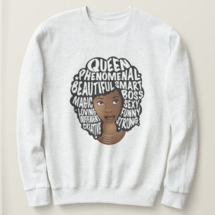 Camiseta Encorajando as mulheres negras, beleza natural do 