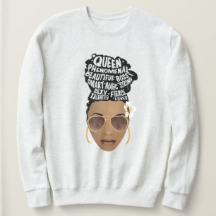Camiseta Encorajando as mulheres negras, trocadilhos natura