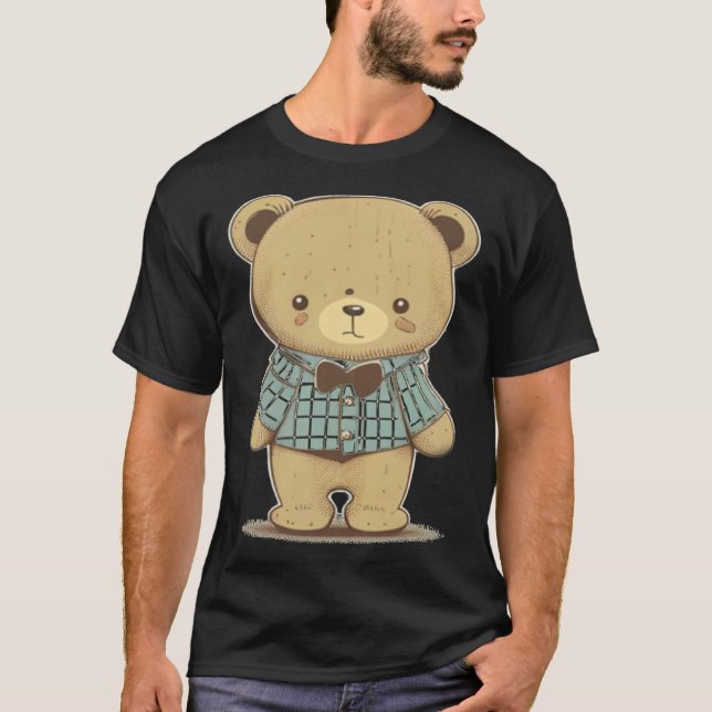 Camiseta Encorajando Urso de Teddy (Frente)