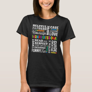 Camiseta Encorajar o inspirador amor Paraprofessionat