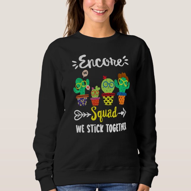 Camiseta Encore Squad School Cactus Team Encore Professor C (Frente)