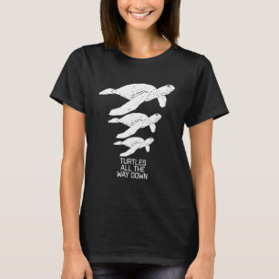 Camiseta Encosta-se até ao fundo do multiverso filosófico