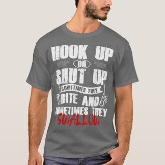 Camiseta Encoste-Se Ou Cale-Se Algumas Vezes Eles Mordem E