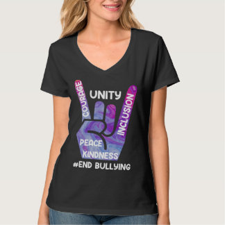 Camiseta End Bullying Awareness and Solidarity for handicap