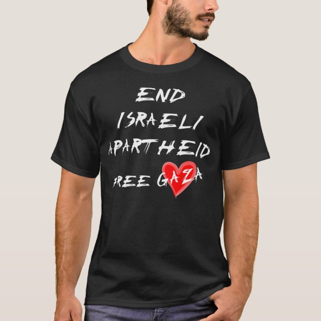 Camiseta End Israelense Apartheid (Frente)